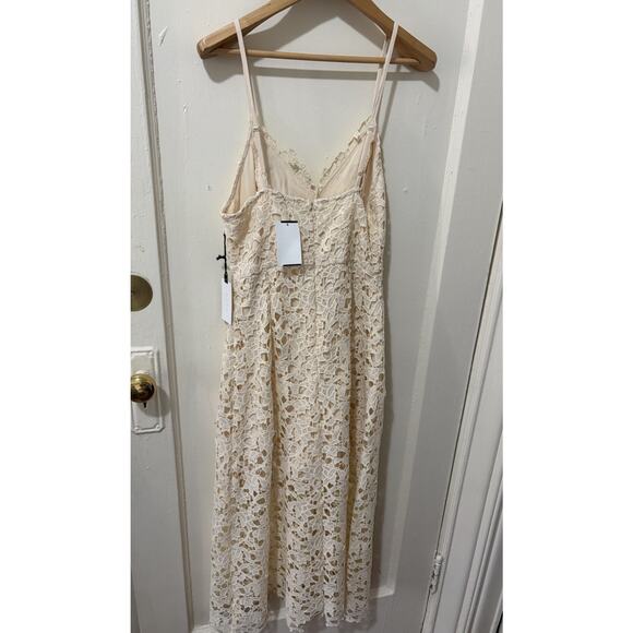 ASTR The Label Buttercream Lace Tank Midi Dress A Line Size Medium - Picture 3 of 5